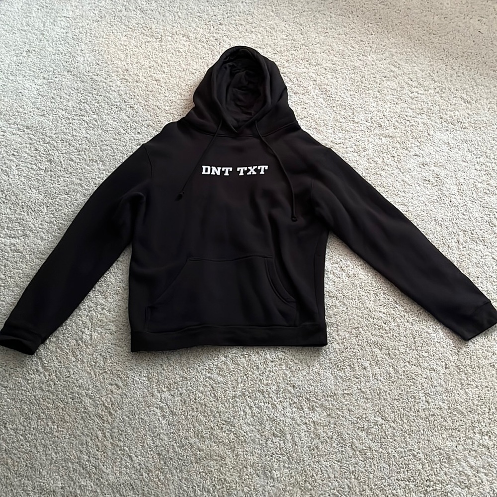 Black hoodie